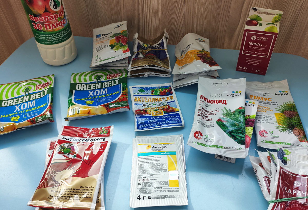 Препараты от болезней и вредителей сада