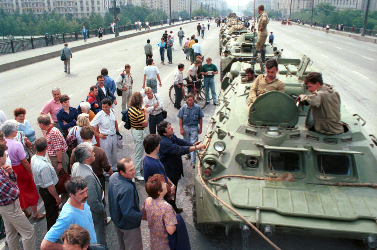 Москва, август 1991 года. Фото: ТАСС