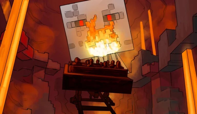    Mojang откроет парк развлечений по Minecraft. В сети появился его концепт-арт