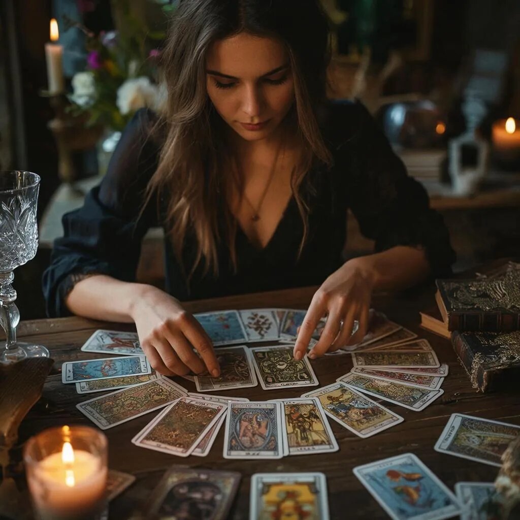 Дневник таролога. Иллюстрация сгенерирована нейросетью
