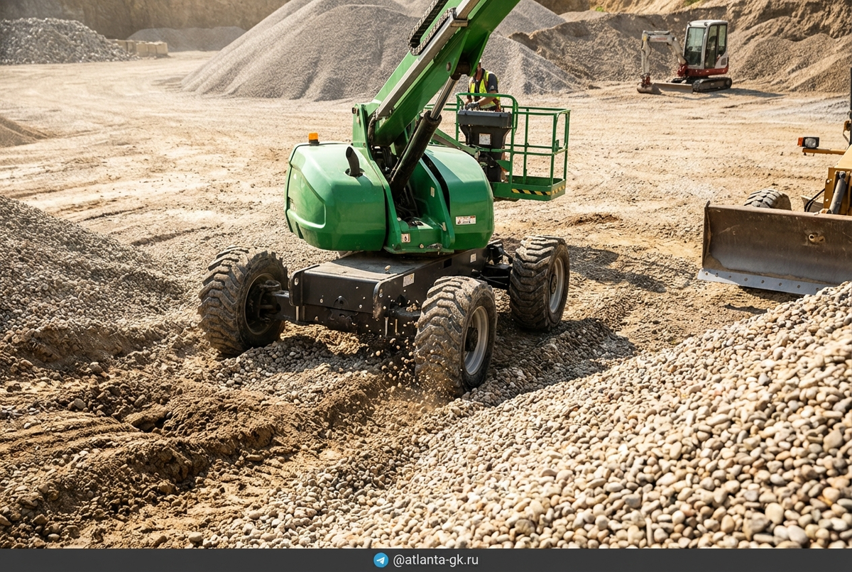    Телескопический подъемник и его преимущества в проходимости 4x4 Atlanta-gk
