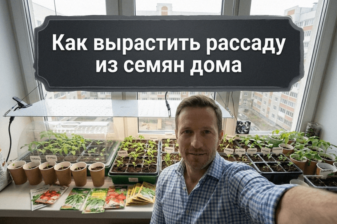 Компактный домашний мини-огород с микрозеленью в стаканчиках на подоконнике