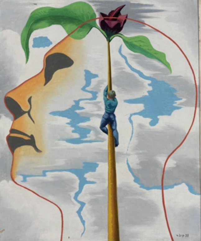 Вильгельм Бьерке-Петерсен. Сюрреалистическая композиция. 1938