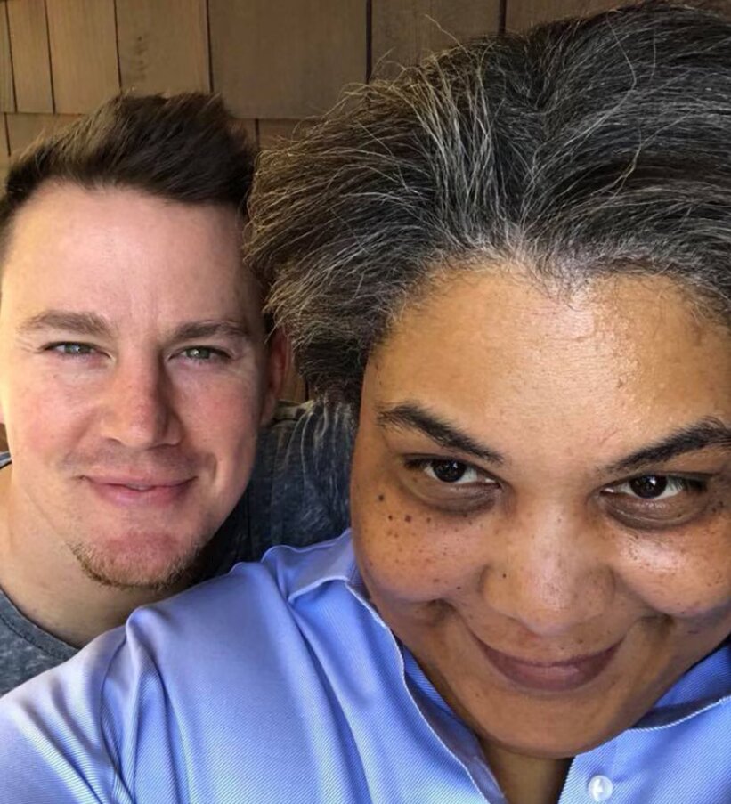    Ченнинг Татум и Роксана Гей. Фото: @channingtatum (Facebook*)