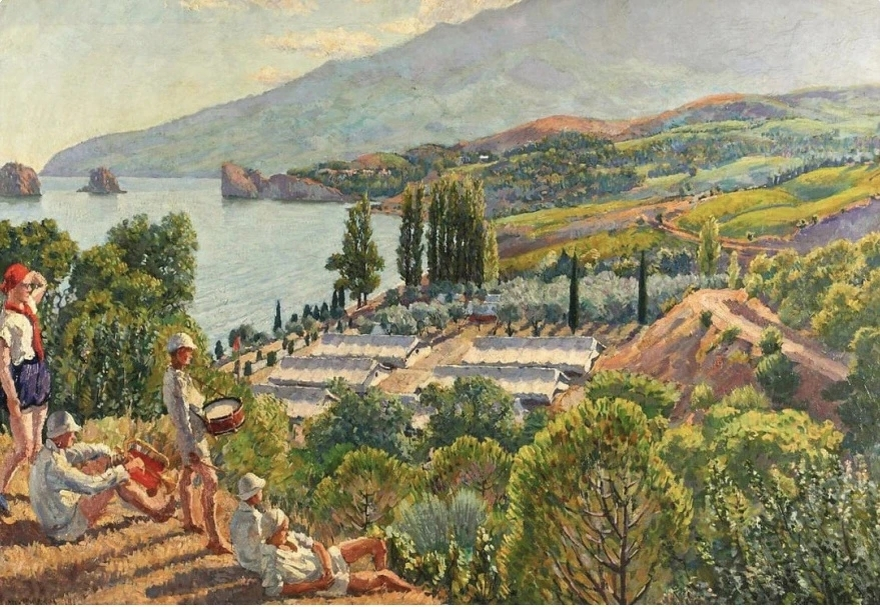 Илья Машков. «Крым. Пионерский лагерь-санаторий». 1926