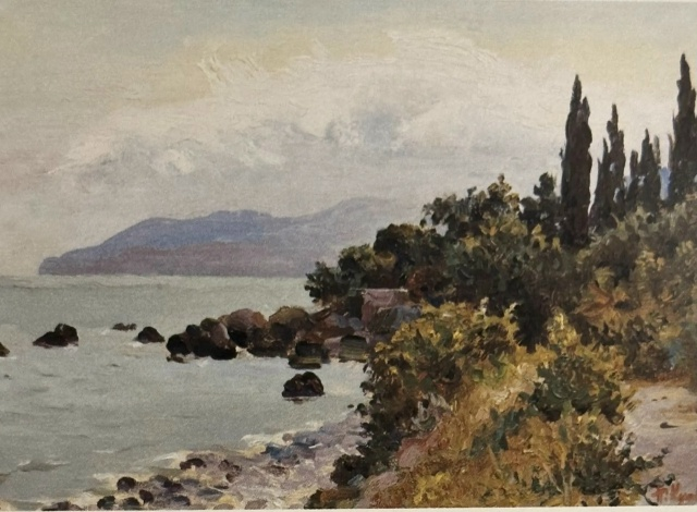 Пётр Кривоногов. «Крым. Гурзуф». 1951