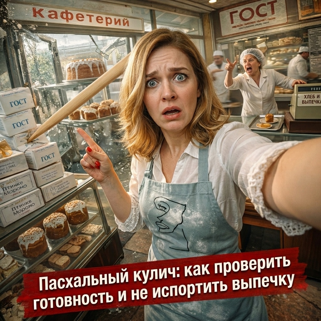    Как правильно проверить готовность кулича, чтобы не испортить выпечку admin