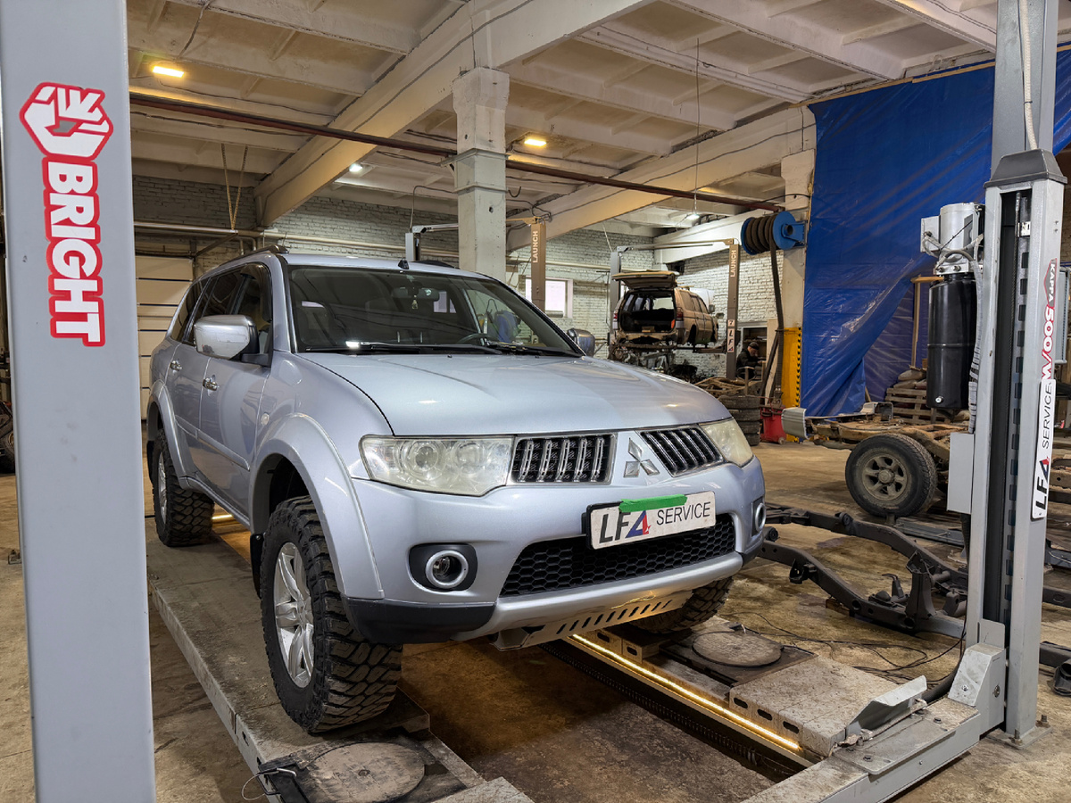 Ремонт рамы внедорожника Mitsubishi Pajero Sport