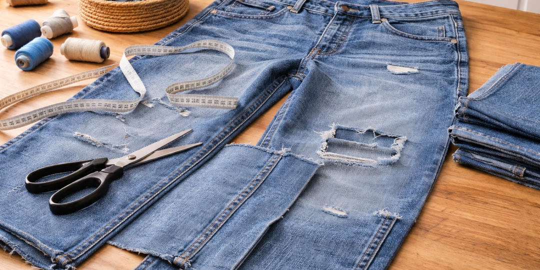 Не выбрасывайте старые джинсы: 9 простых идей, как их использовать