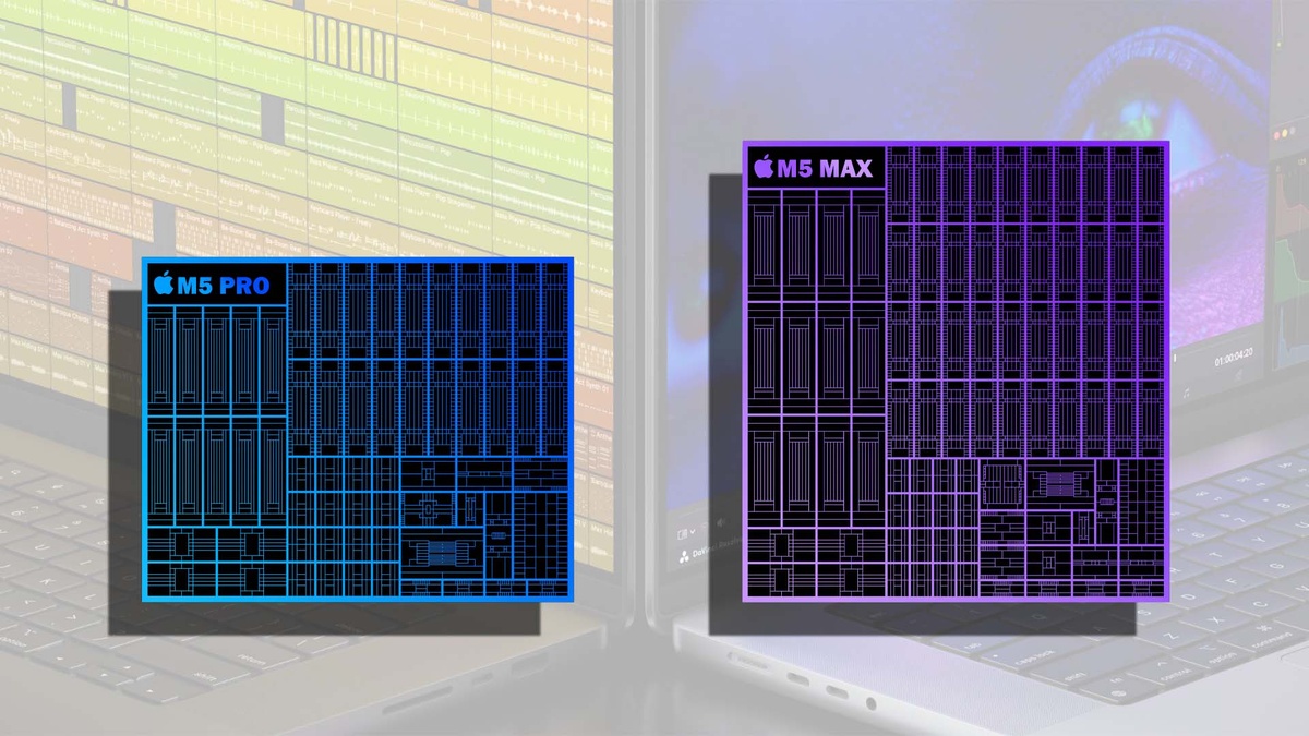    M5 Max больше Pro, и это логично. Изображение: texno.org