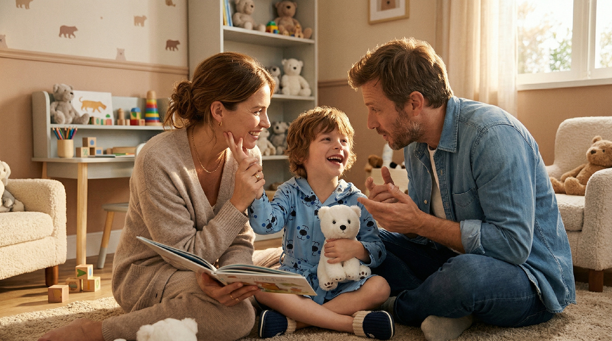 На мальчике детской халат КОТМАРКОТ