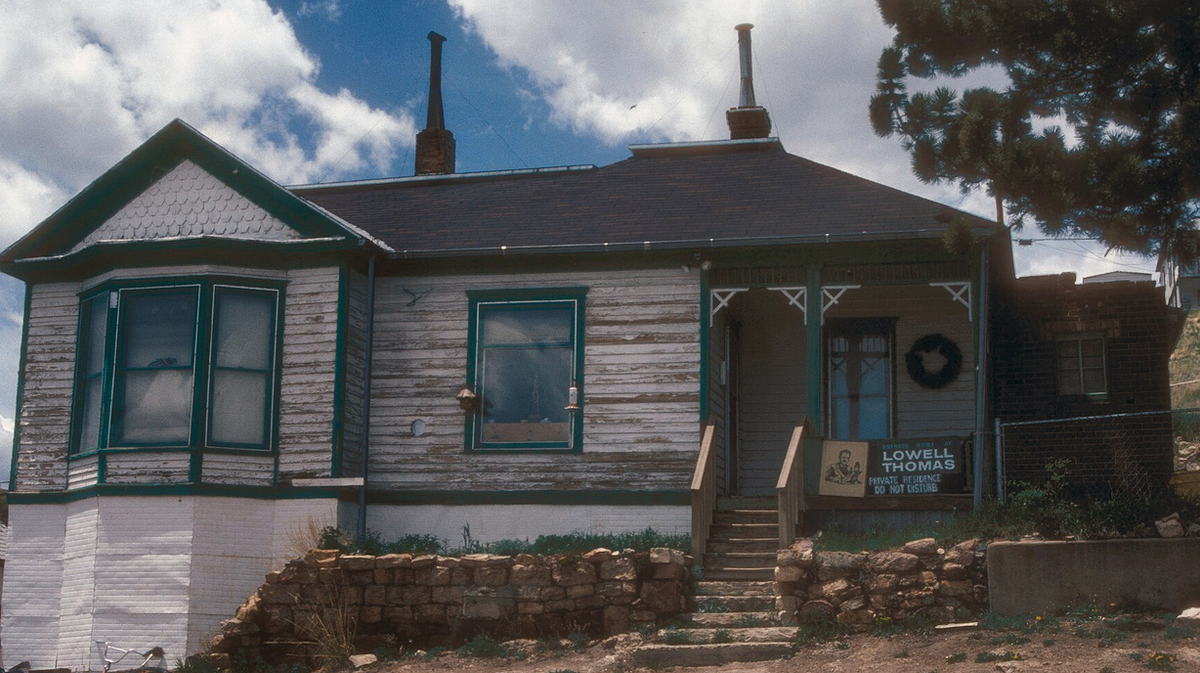 Дом, в котором жил автор - город Виктор, штатт Колорадо