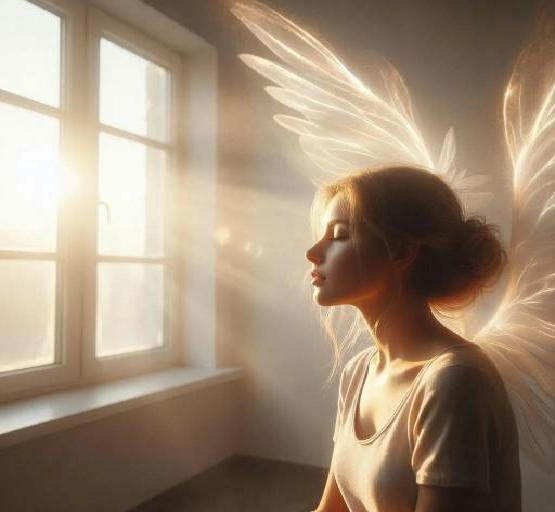 Как услышать голос ангела: 7 практик тишины | Картинка сгенерированна ИИ