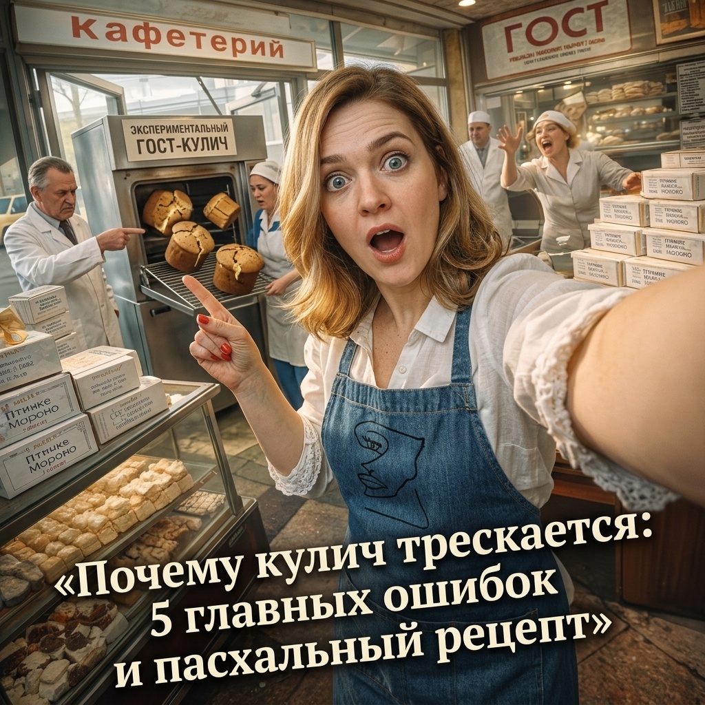    Разбор главных ошибок при выпечке куличей и проверенный рецепт. admin