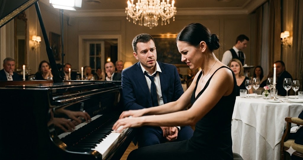 «Сыграешь со мной вместе — женюсь!» — насмешливо процедил бизнесмен, не понимая, кого именно он только что попытался оскорбить.