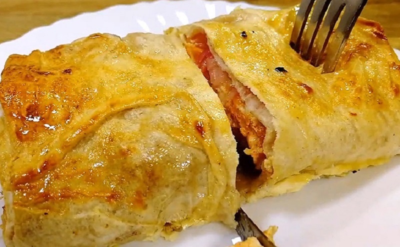 Курица в лаваше с овощами и барбекю-соусом: быстрый рецепт для яркого ужина без хлопот