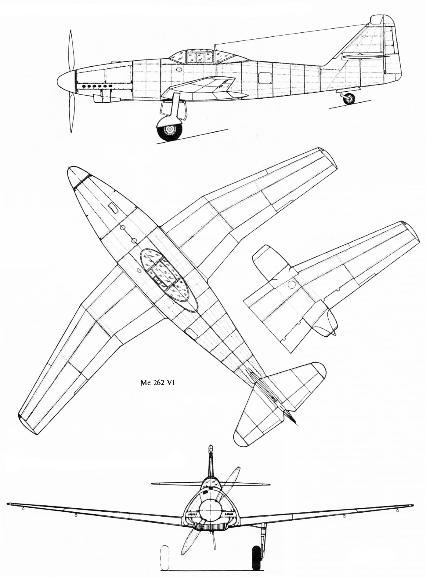 Первый прототип Me.262