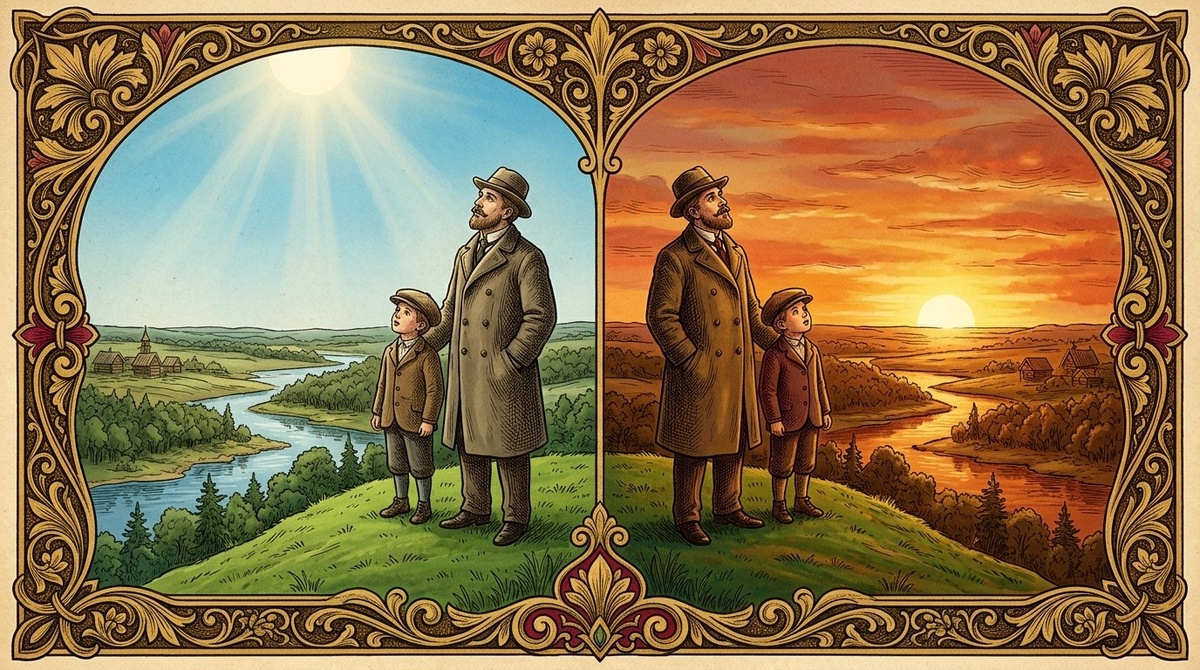 Днём небо голубое, на закате красное - один и тот же закон физики