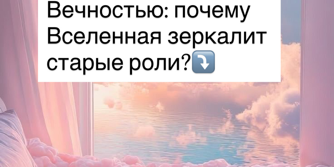 ⁉️Твой контракт с Вечностью: почему Вселенная зеркалит старые роли?⤵️