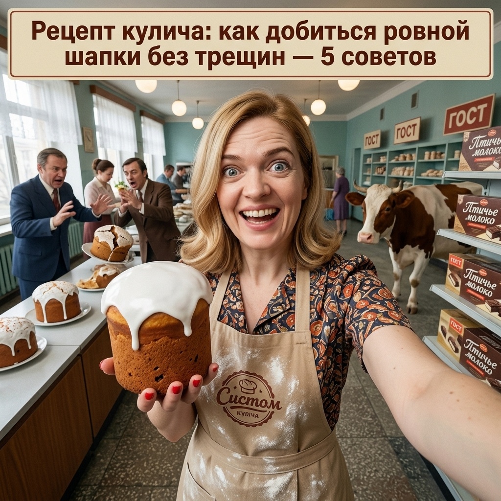    Секреты приготовления кулича с идеальной шапкой admin