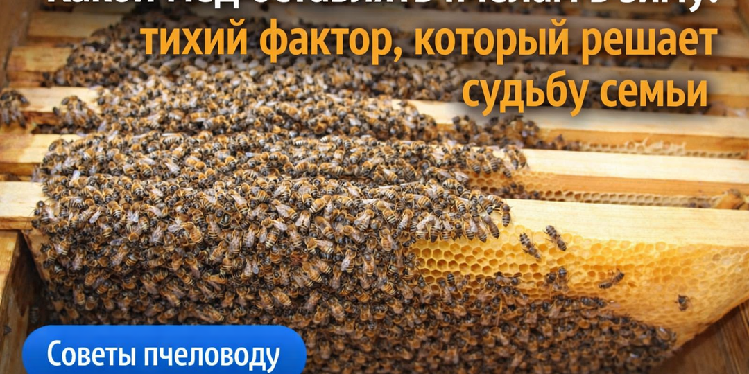 Какой мёд оставлять пчёлам в зиму: тихий фактор, который решает судьбу семьи