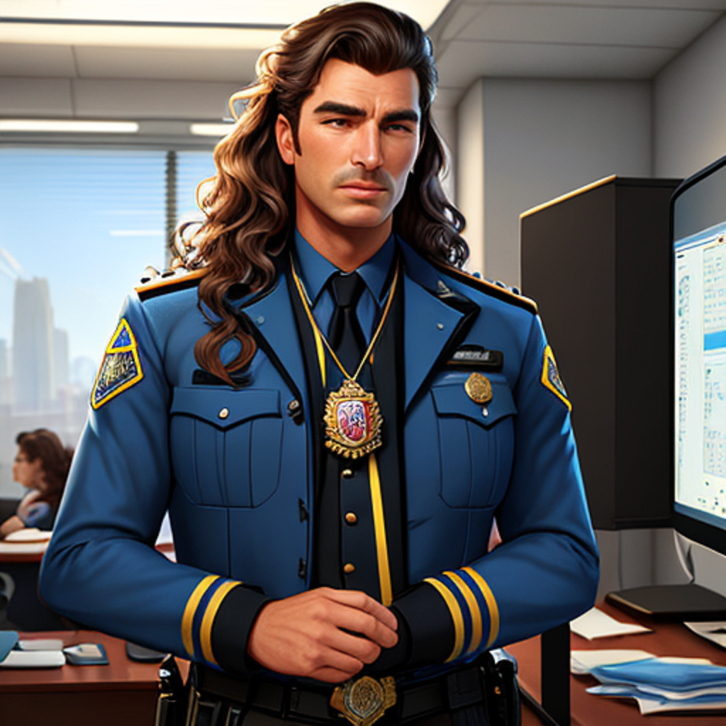 Буян Сыромятович - Начальник сыскного бюро. Иллюстрация создана нейросетью для онлайн генерации картинок dezgo.com.