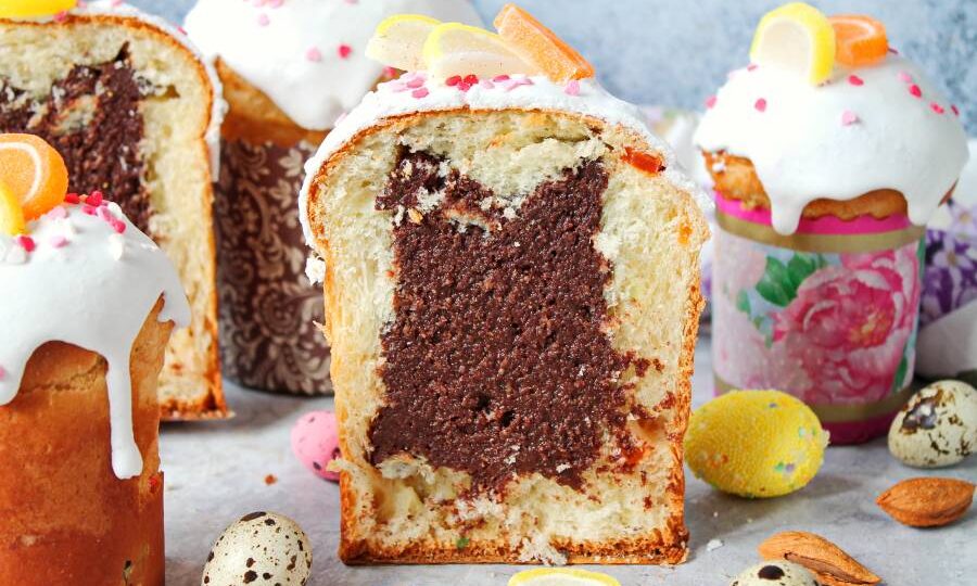 Пасхальный кулич с шоколадом внутри: Секрет, который сделает его главным на столе. Шоколадная неожиданность в каждой крошке!