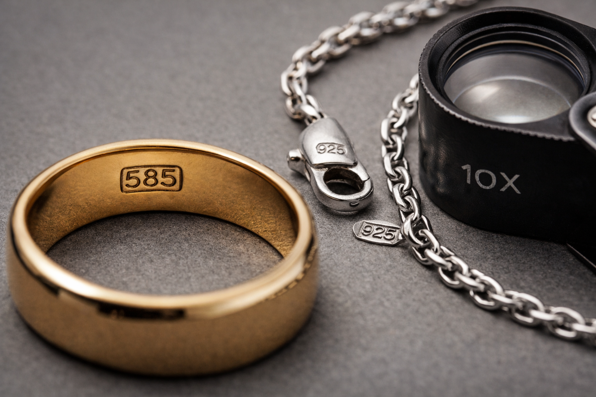 Клеймо государственной пробирной палаты подтверждает подлинность драгоценного металла