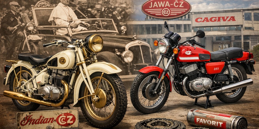 ČZ и Ява: как делили мотоциклетную Чехословакию