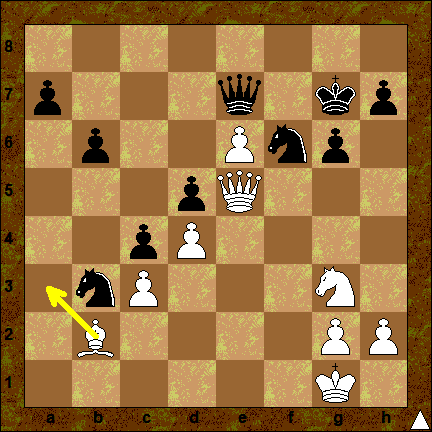 Перед 30 ходом Белых