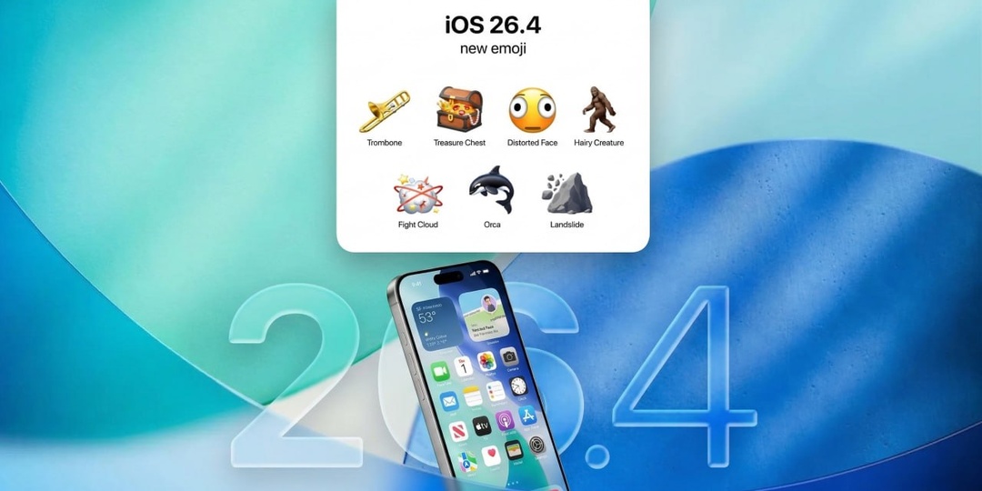 Упоротое лицо, йети, тромбон, сундук — 7 новых эмодзи в iOS 26.4