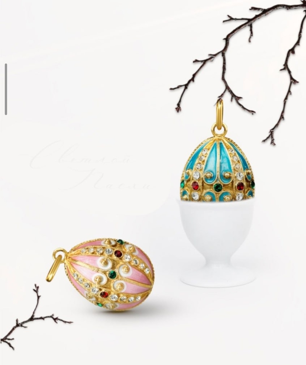 Современные ювелирные украшения, вдохновленные образами Пасхи.