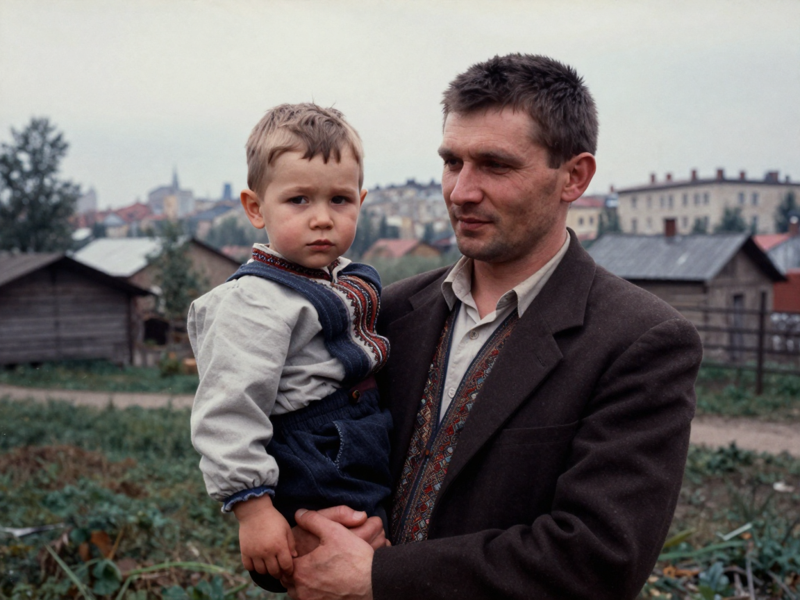 Отец с сыном