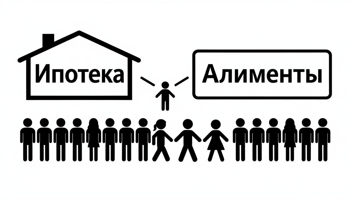 Куда идут ваши деньги? Ипотека и алименты — две очереди, которые нельзя игнорировать.