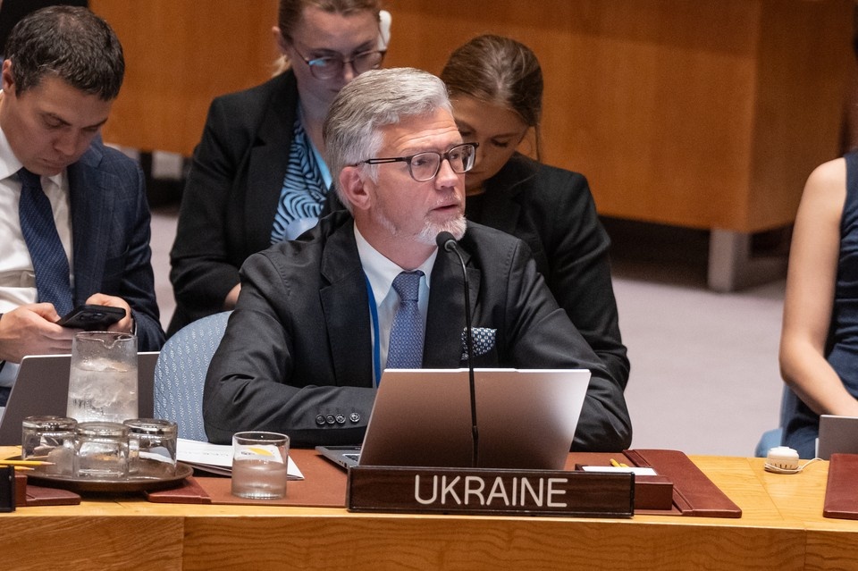    Постпред Украины при ООН Андрей Мельник. Фото: Lev Radin/Keystone Press Agency/Global Look Press