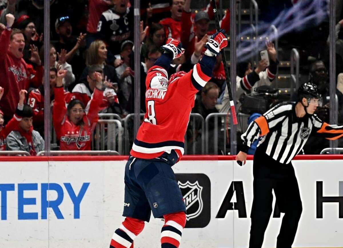     В Вашингтоне о реакции Овечкина на 1000-й гол: россиянин усомнился в значимости этой отметки