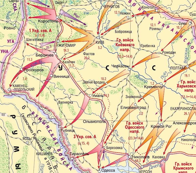 Карта для ориентирования на местности.