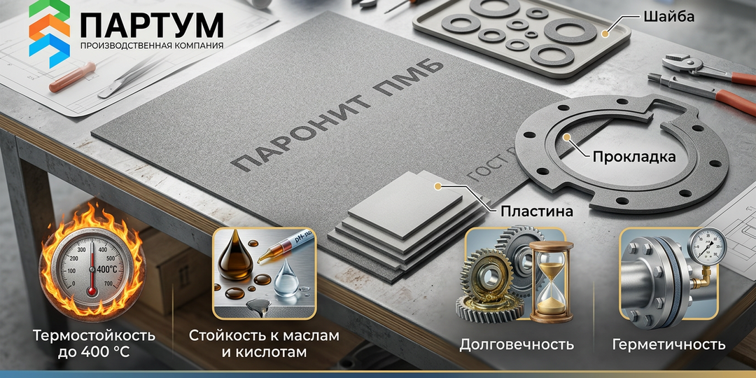 Паронит ПМБ по ГОСТ 481-80: что смотрят перед заказом