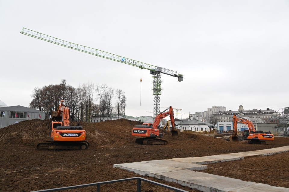    В Петербурге продолжается строительство ЮШМ. Фото: Фролов Михаил