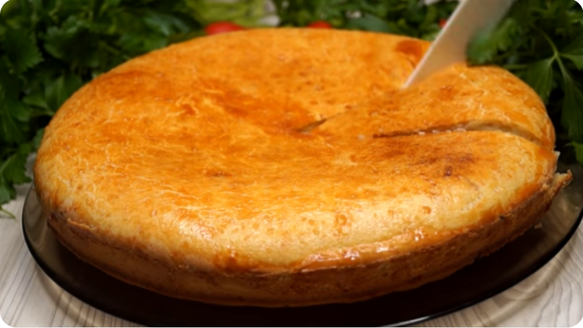 Пирог с капустой и яйцом из необычайно воздушного теста, нежный сочный, съедается без остатка...