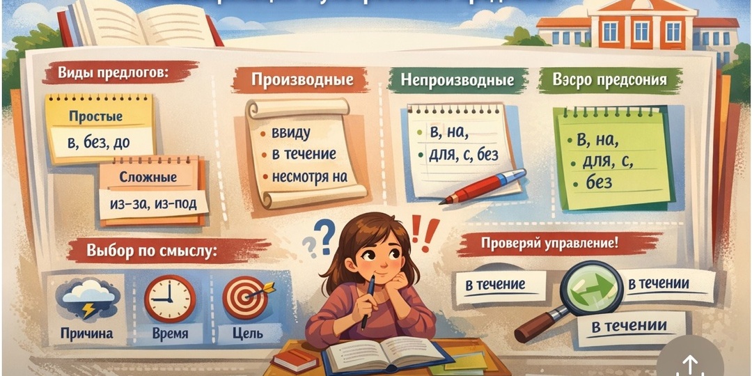 Задание 1 ЕГЭ по русскому языку: классификация и употребление предлогов