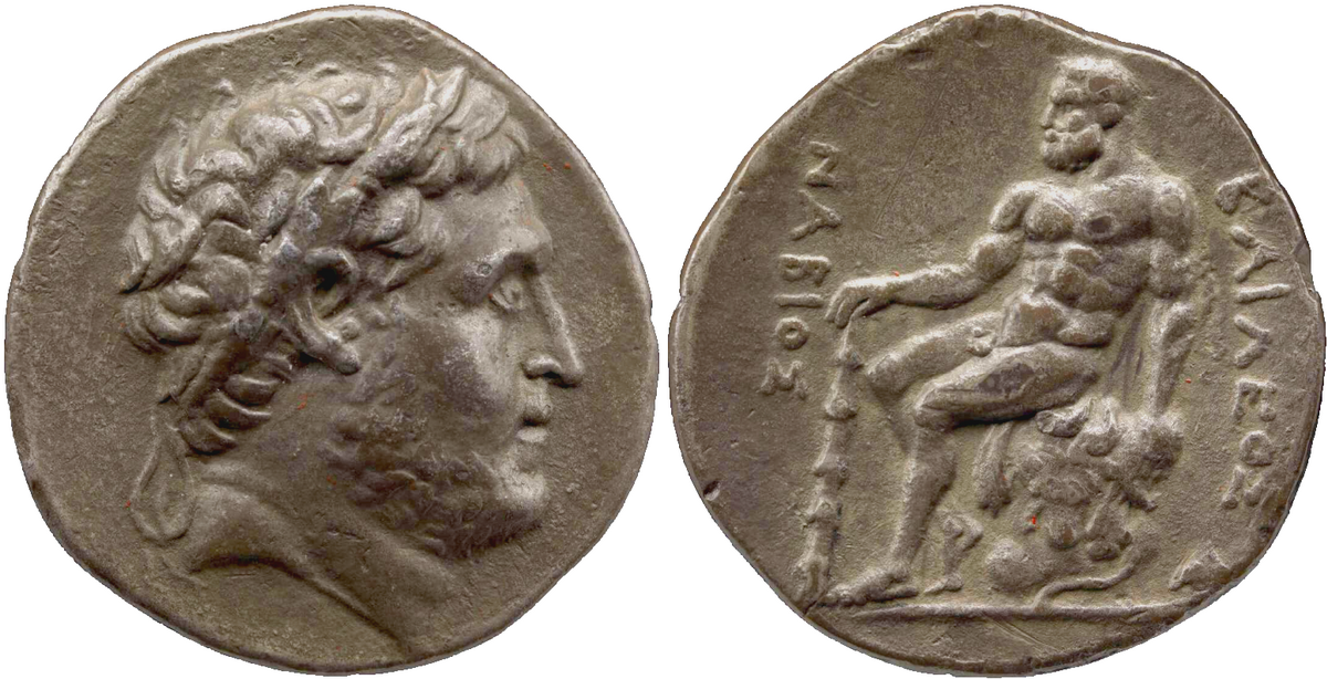 Набис на спартанской монете