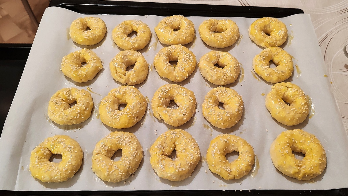 Творожно-сырные колечки 