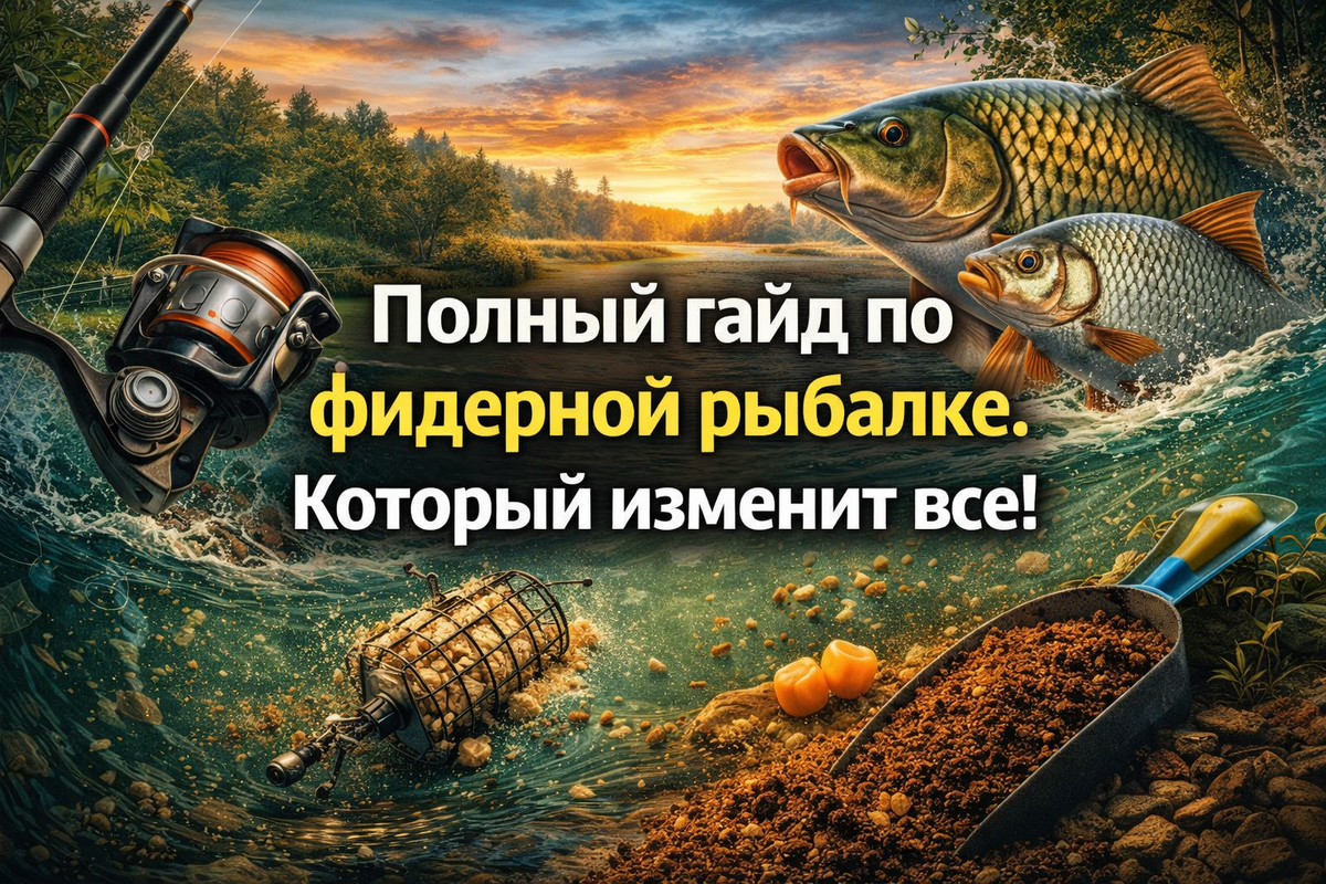 Фидерная рыбалка с Кузьмичом