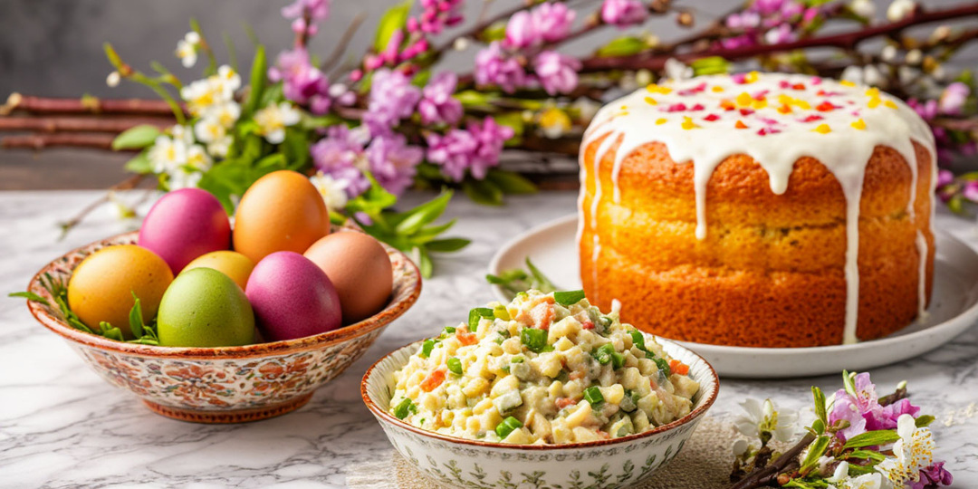 ПП-оливье к Пасхе: без майонеза, 120 ккал, гости не отличат от классики!