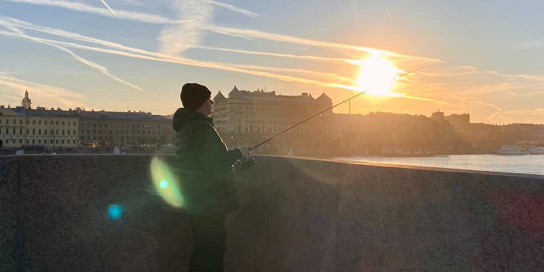 Прогулка с Петроградской стороны на Васильевский остров через Тучков мост