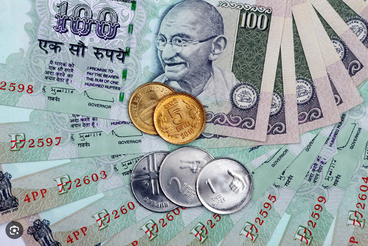 А вот так выглядят настоящие сто рупий