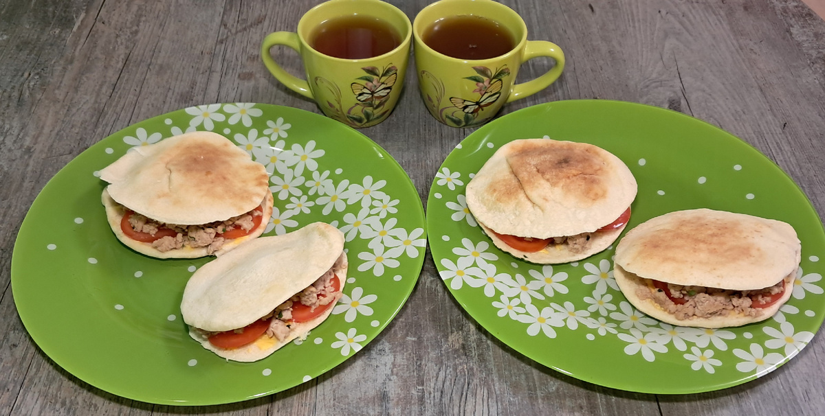 Завтрак детей