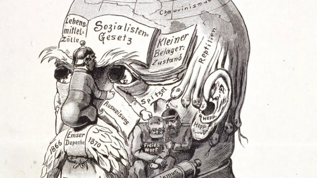    Инициатор мема о рептильных СМИ — Отто Бисмарк. © wikipedia.org