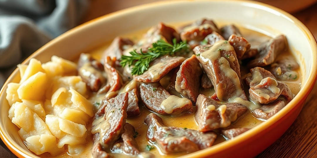 Бефстроганов — легенда русской кухни: история, секреты вкуса и пошаговый рецепт.